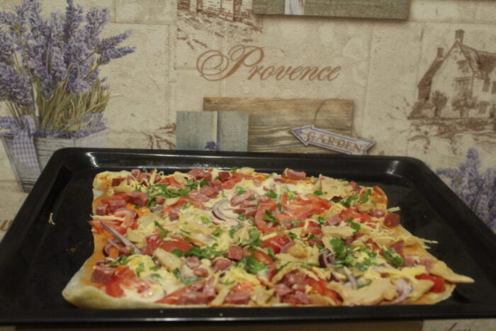 Pizza e gata