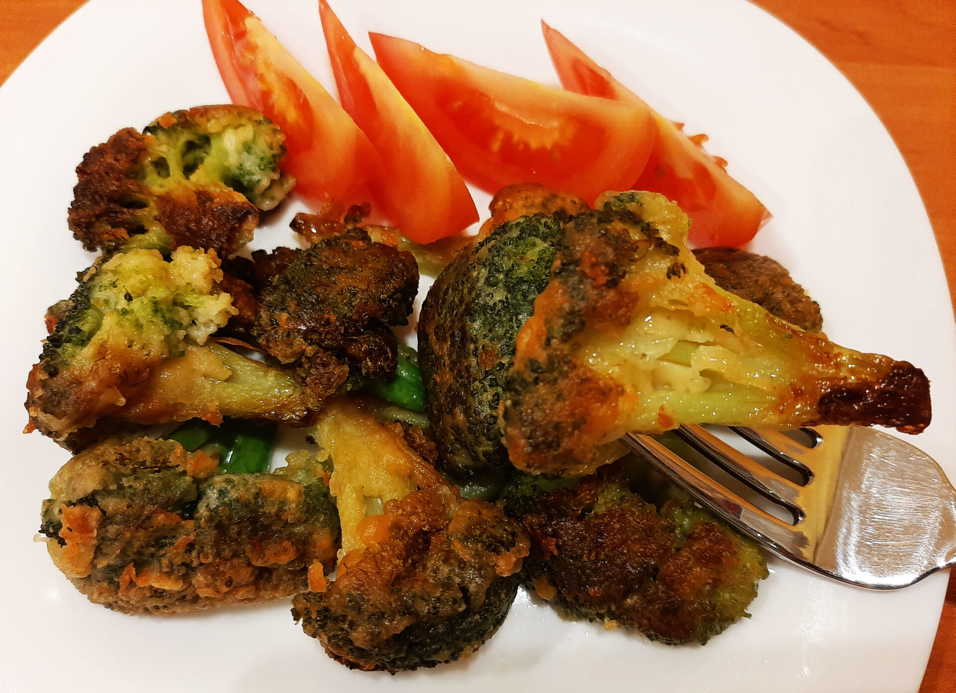 Broccoli pane la tigaie