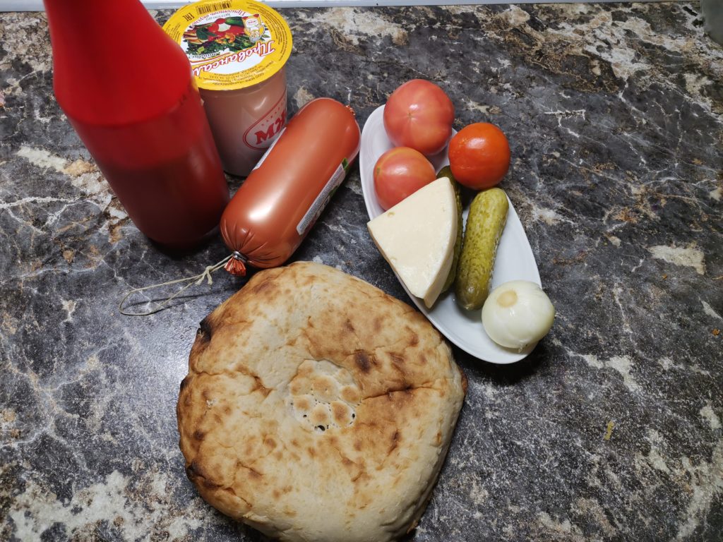 ingrediente pentru Pizza pe lavash