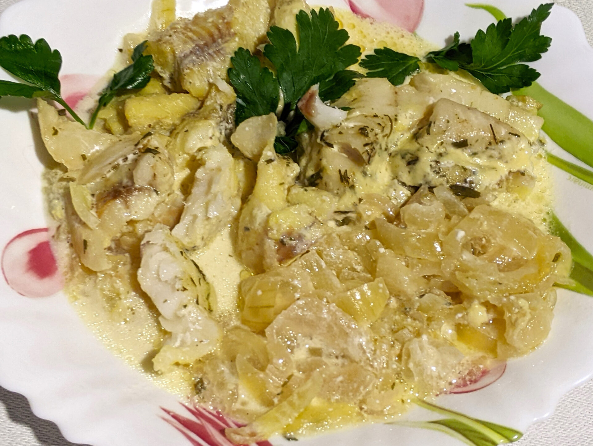 File de peste Pollock preparat acasa