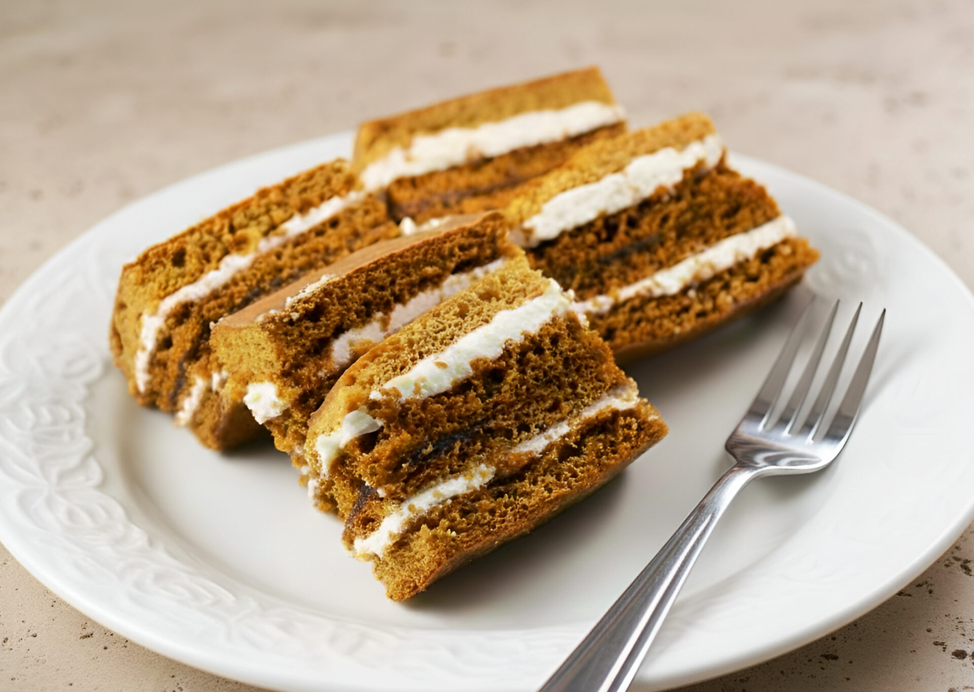 Tort de miere cu crema de caramel poza