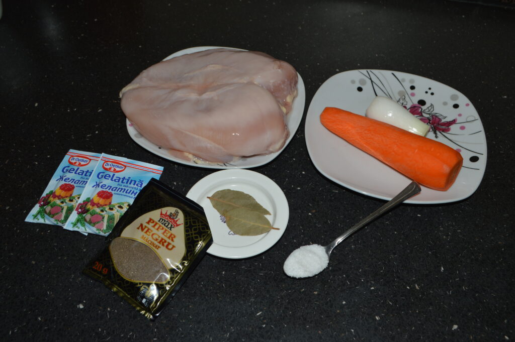 Salam de pui de casa in sticla ingrediente