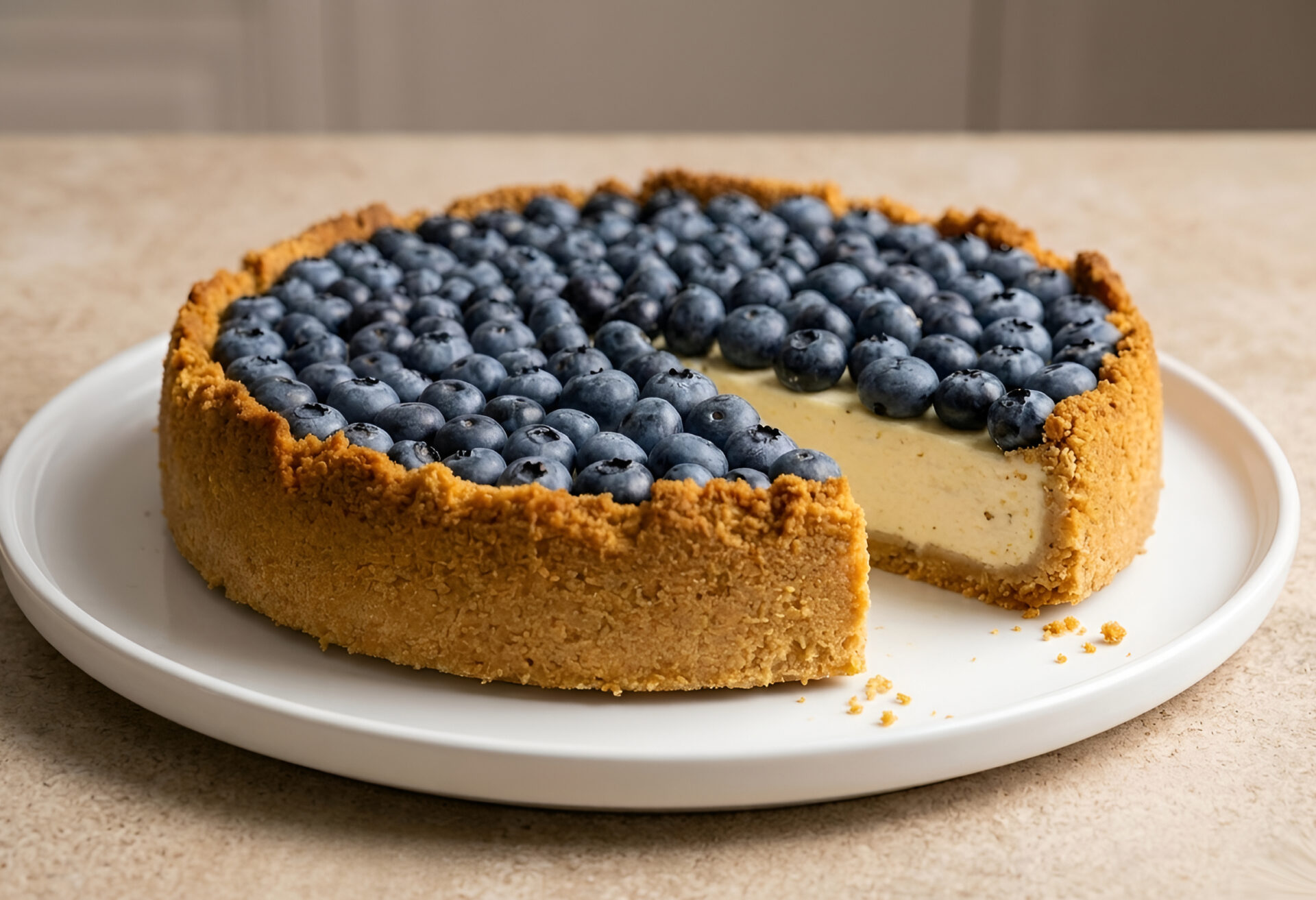 Cheesecake cu afine