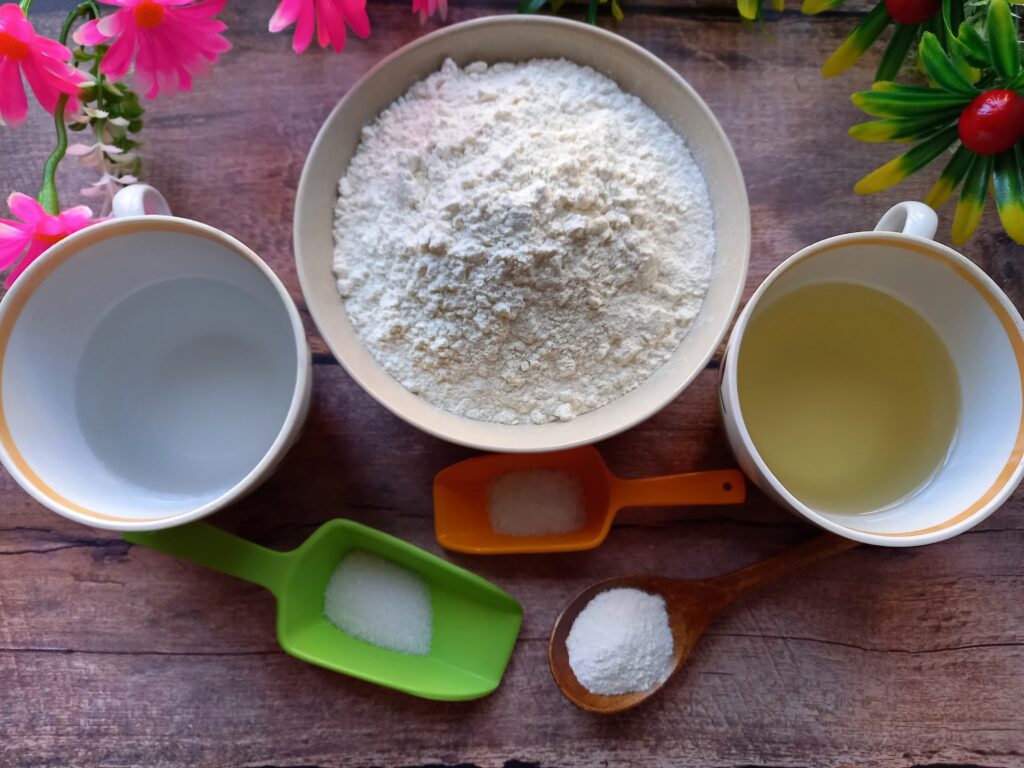 Ingredientele pentru aluat