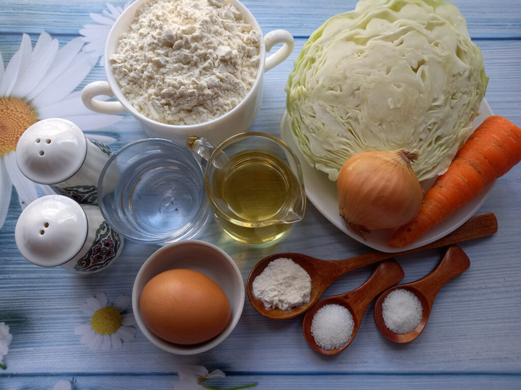 Ingrediente pentru Placinta cu varza la cuptor