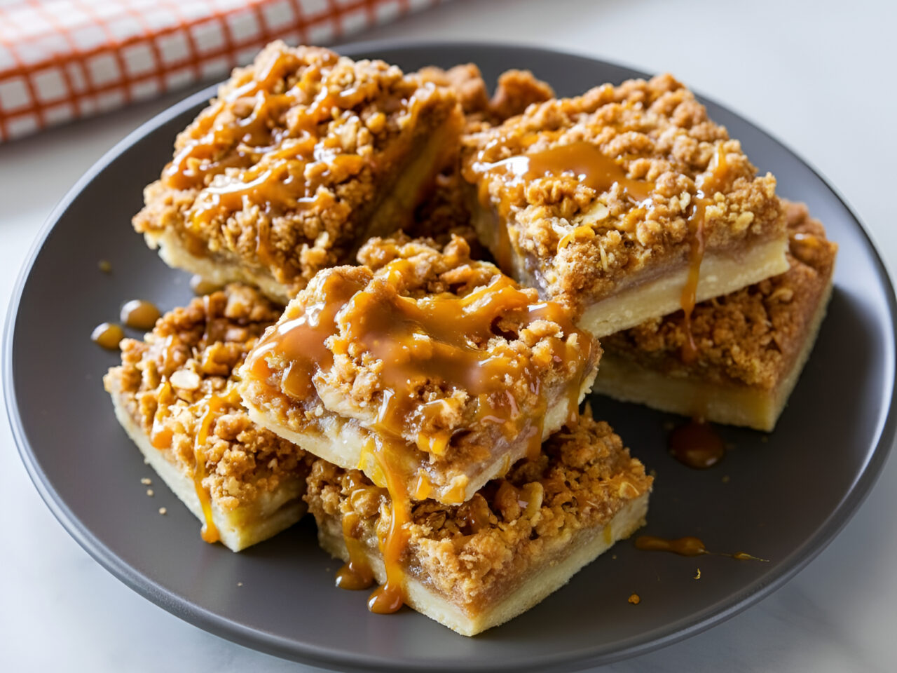 Salted Caramel Apple Pie Bars photo