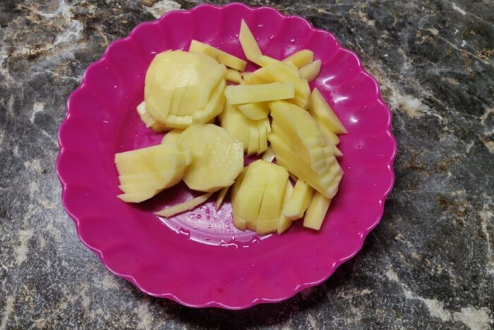 Pela las patatas