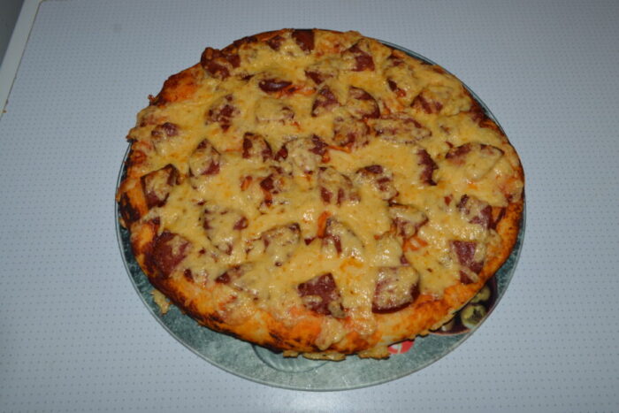 La pizza está lista