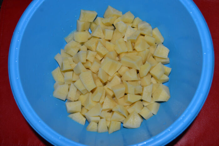 Pelar las patatas
