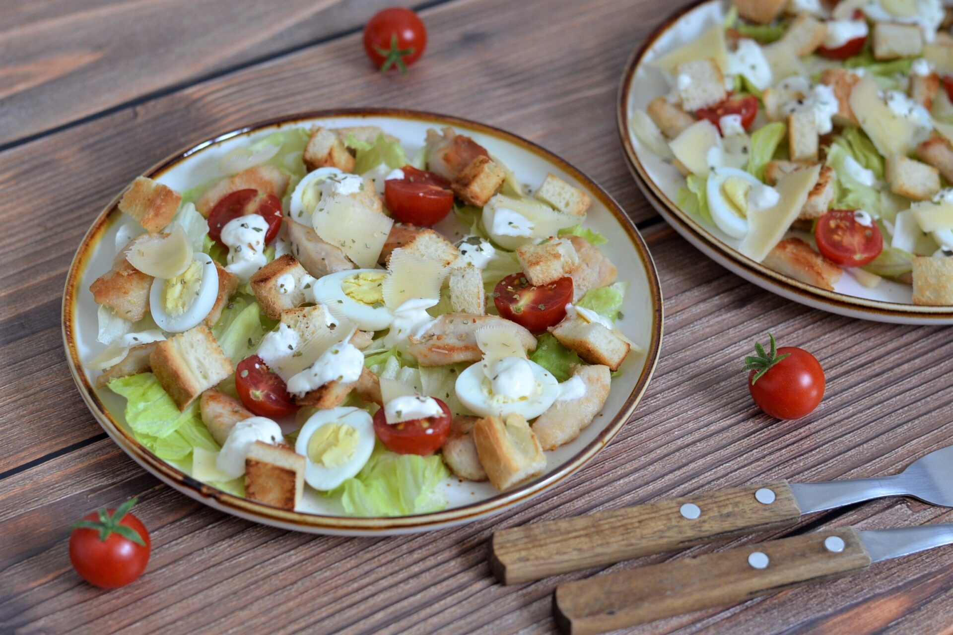 Ensalada César con pollo