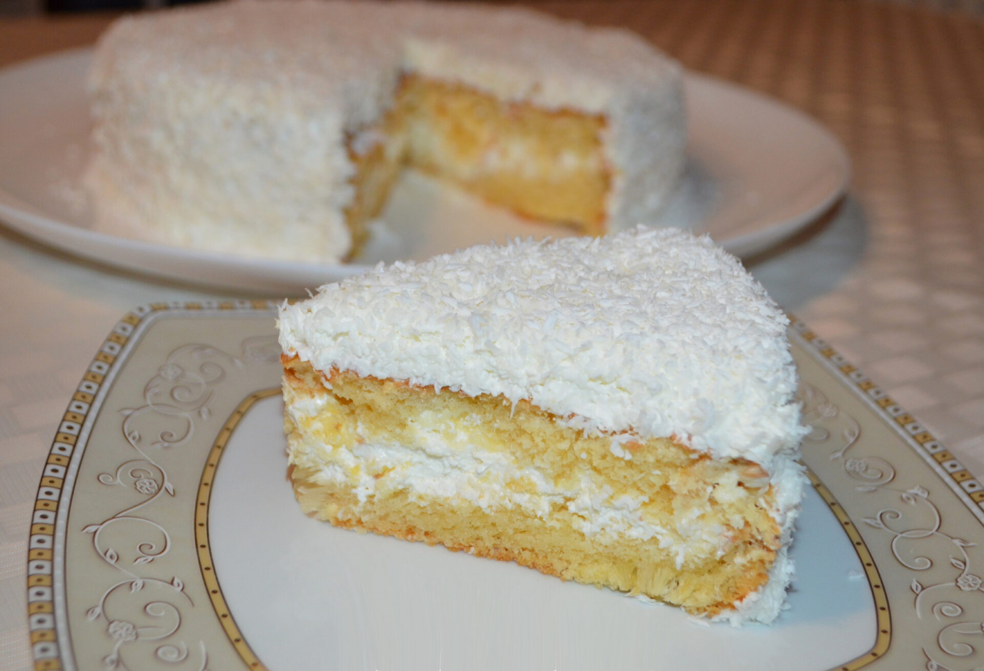 Tarta de coco