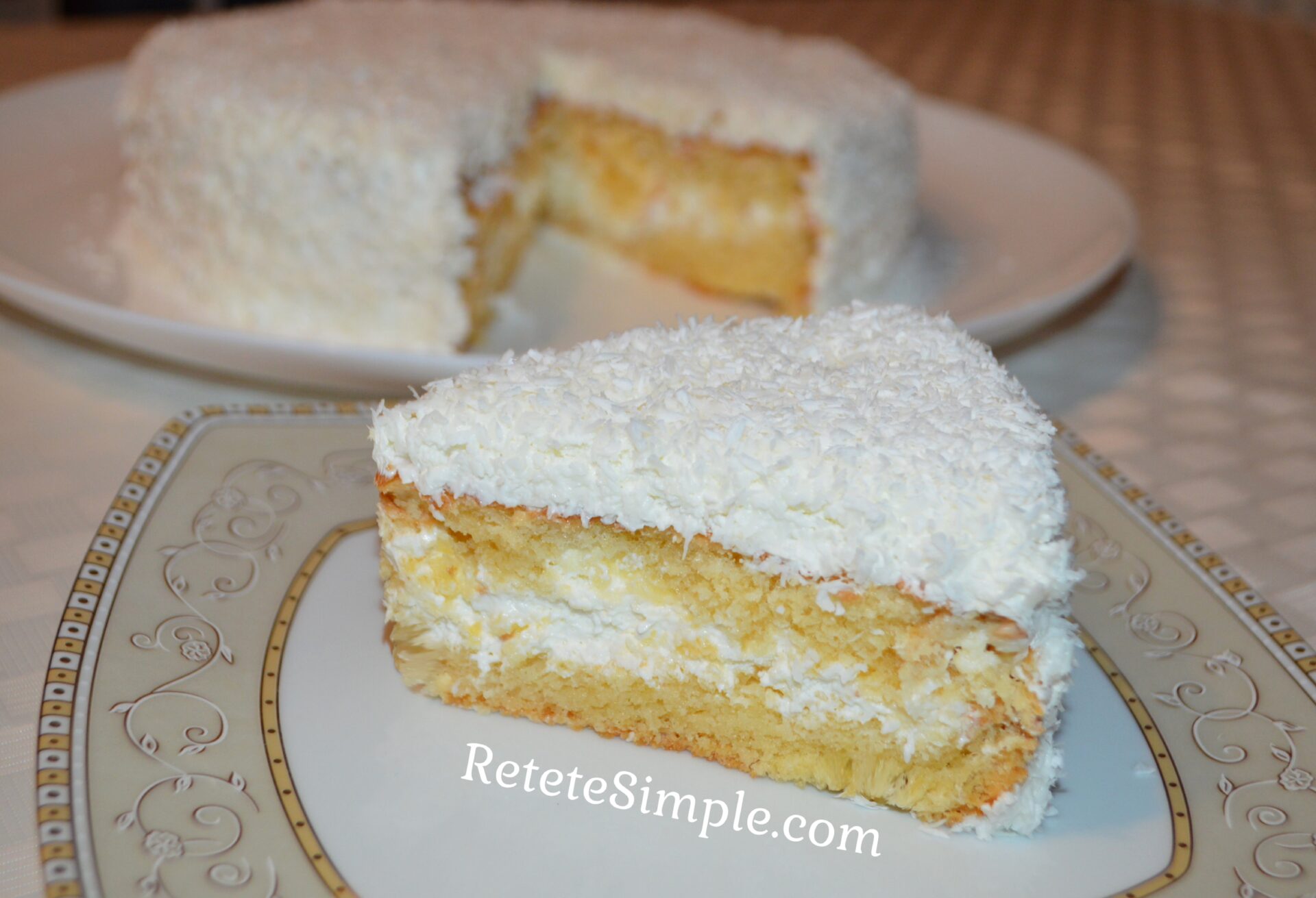 Tarta de coco