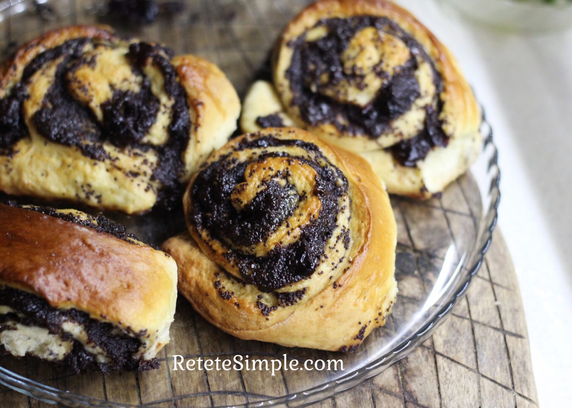 Panecillos con semillas de amapola