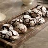 Chocolate Crinkle Cookies with Dark Chocolate