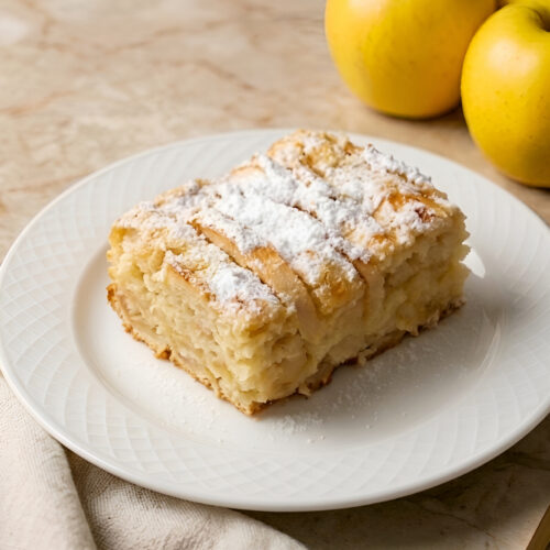 Cottage Cheese Apple Sheet Cake