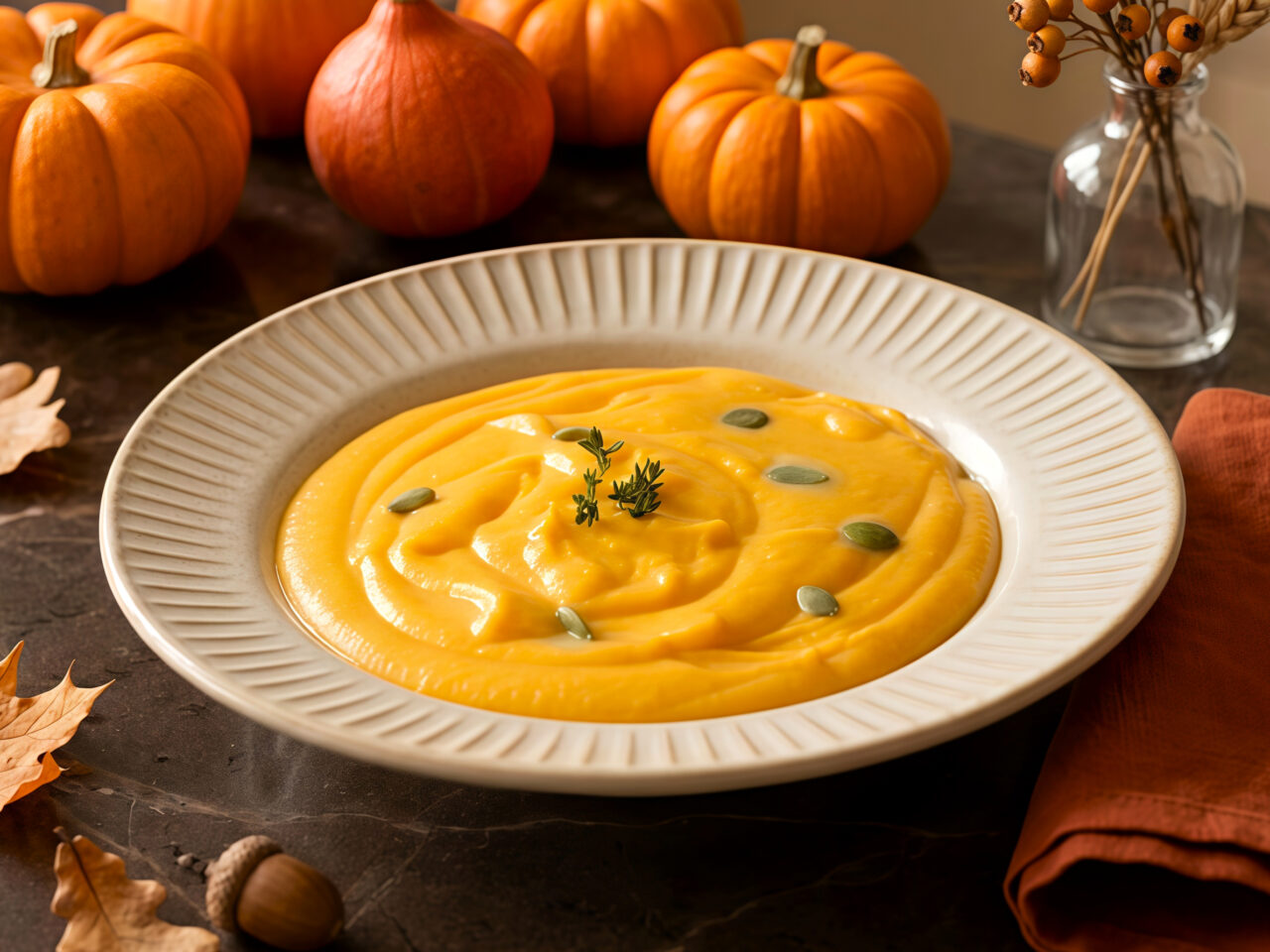 Cozy Creamy Pumpkin Soup