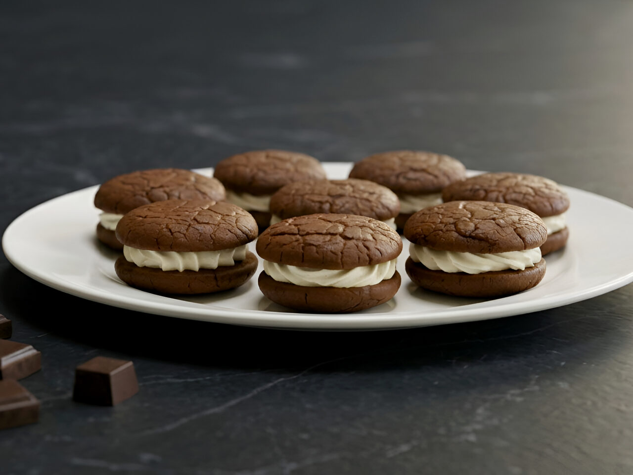 Cream Cheese Brownie Sandwich Cookies