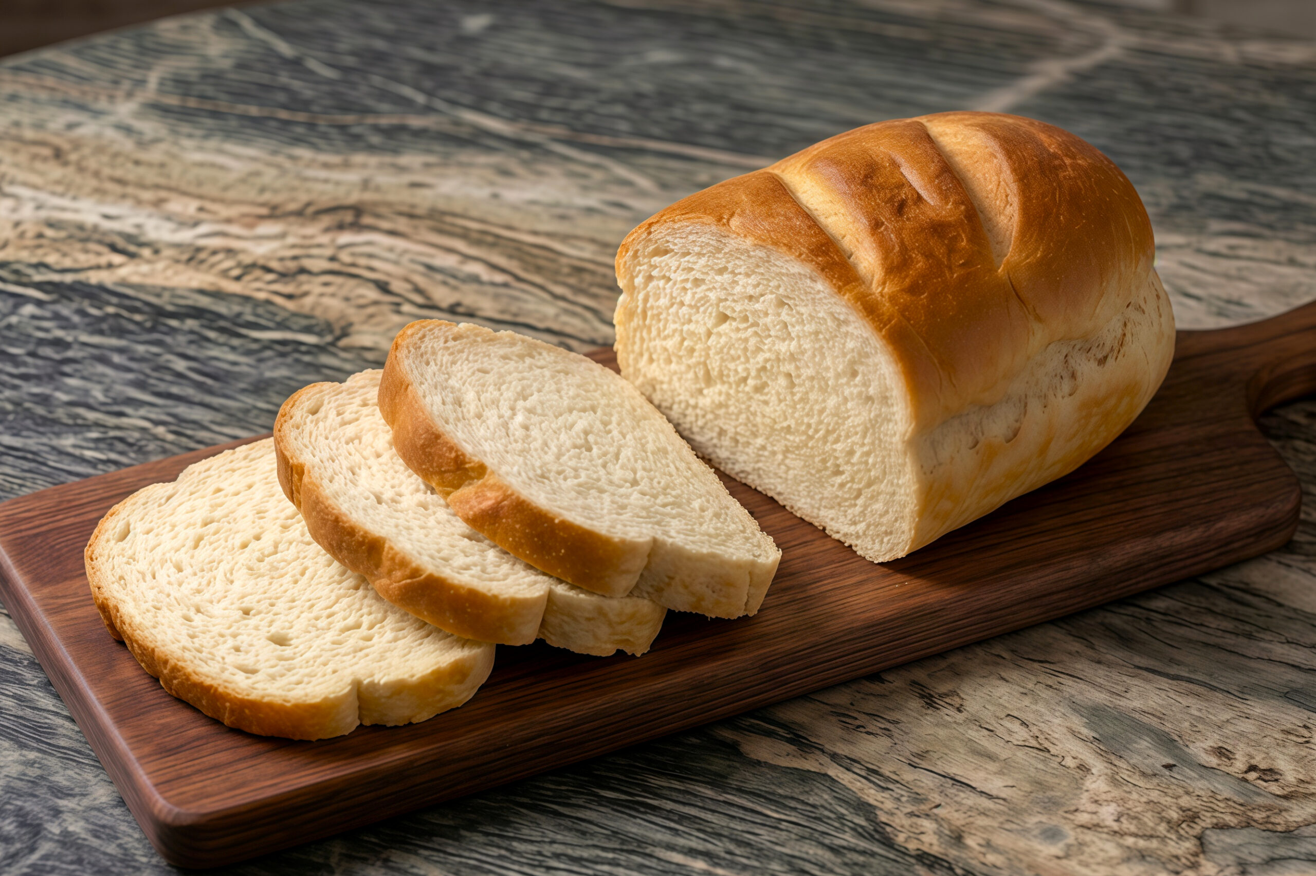 Fluffy Homemade White Bread