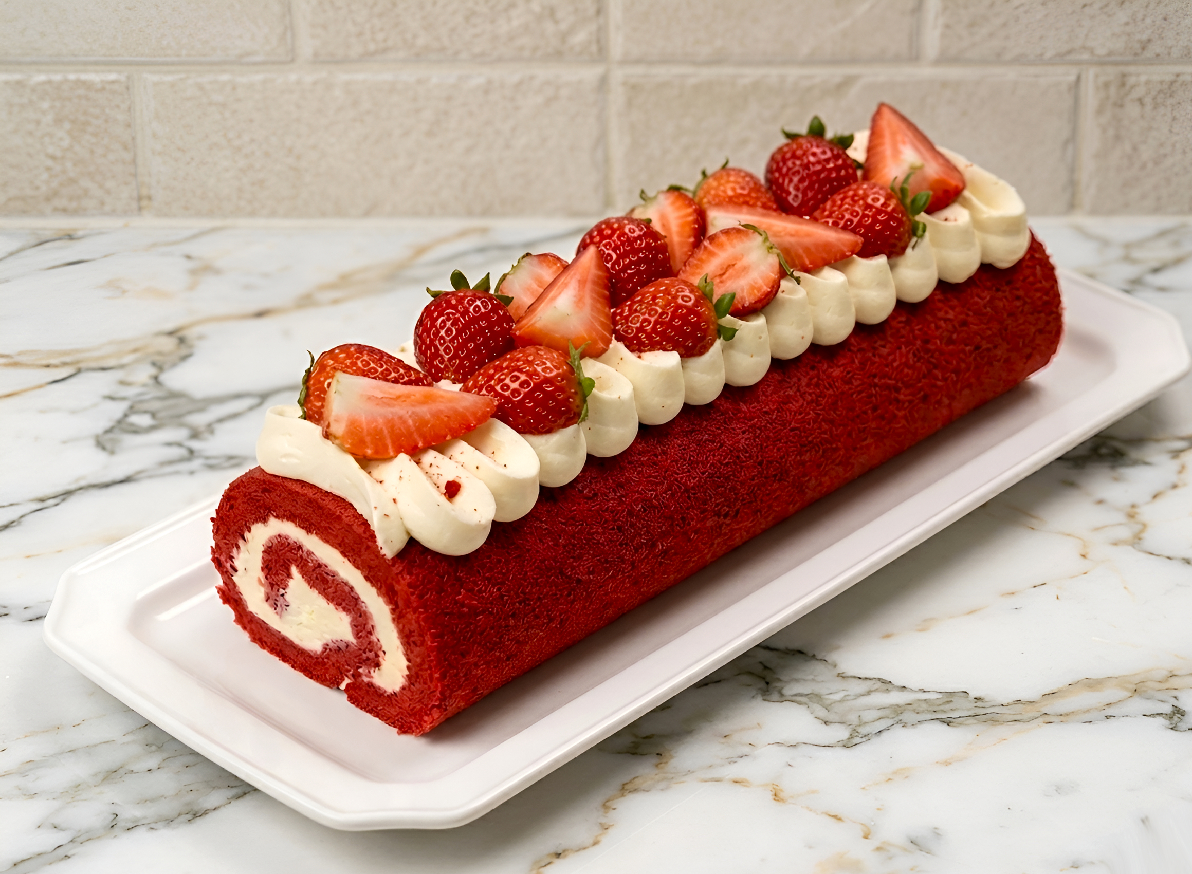 Red Velvet Cake Roll