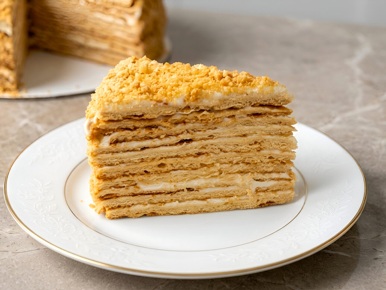Russian Honey Cake Medovik