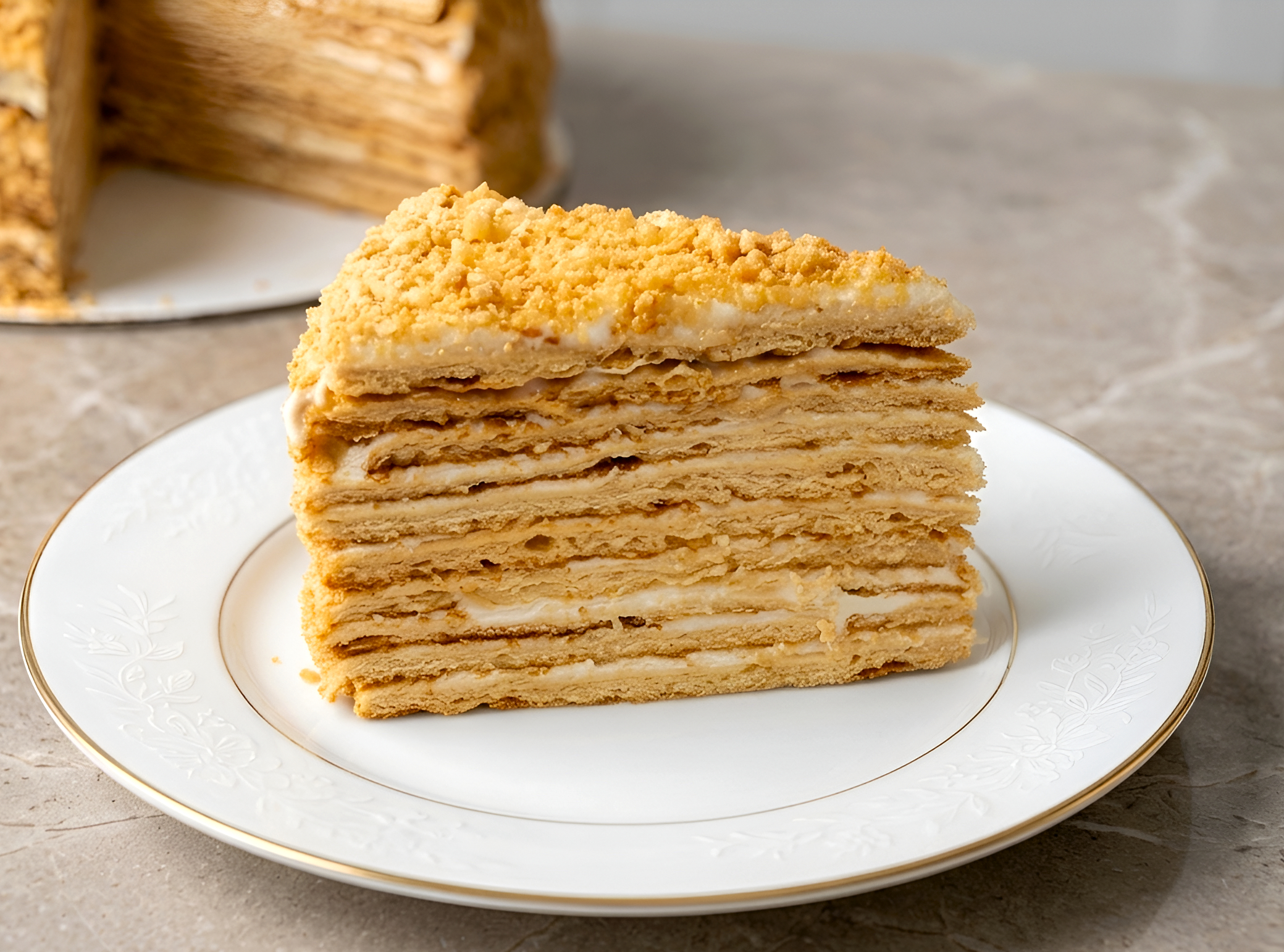 Russian Honey Cake Medovik