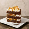 Snickers-Style Caramel Peanut Layer Cake