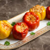 Stuffed Bell Peppers with Ground Meat and Rice