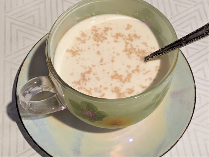 Stir the yeast into the warm milk