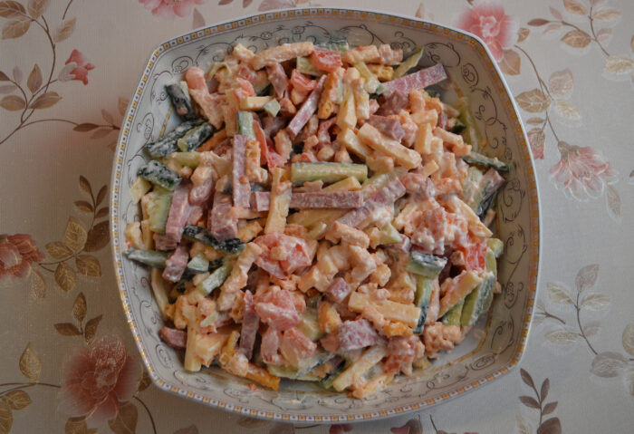 Add the mayonnaise