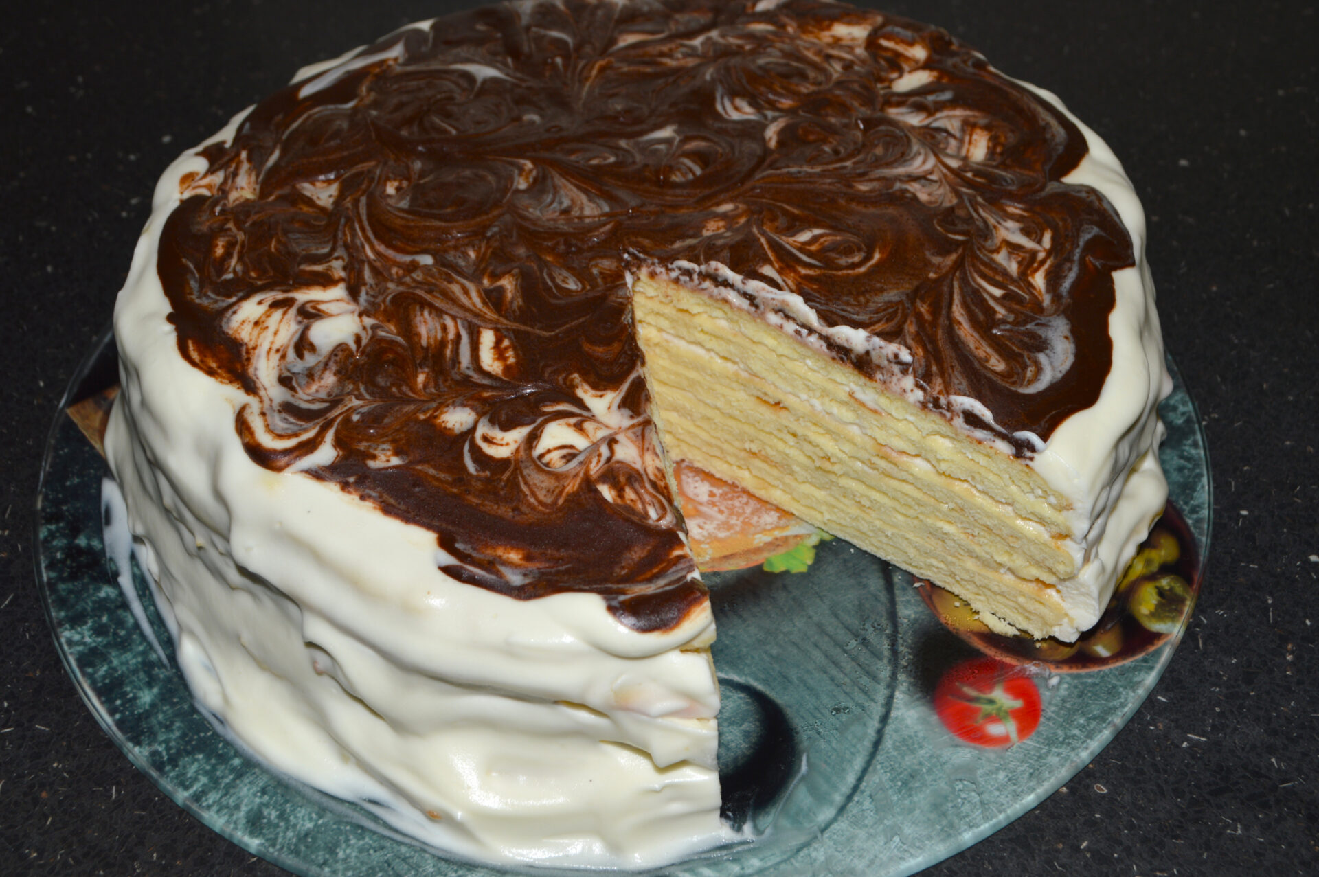 Classic Smetannik Sour Cream Layer Cake