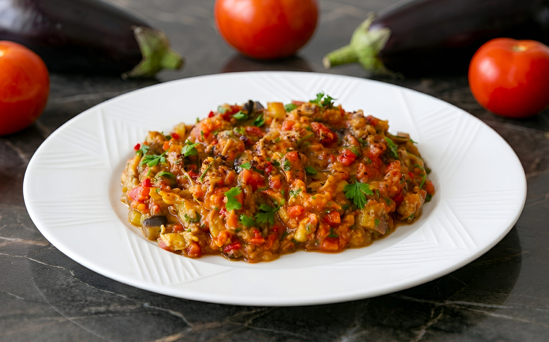 Salata de vinete cu rosii