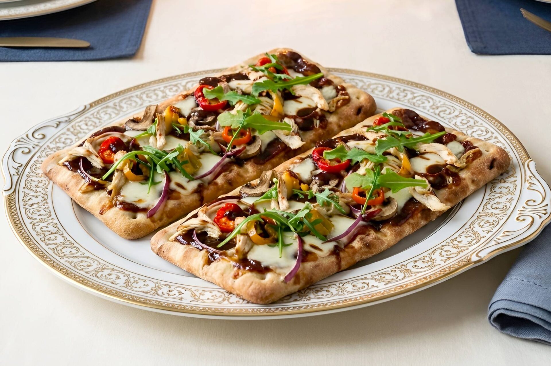 BBQ Chicken Flatbread Pizza