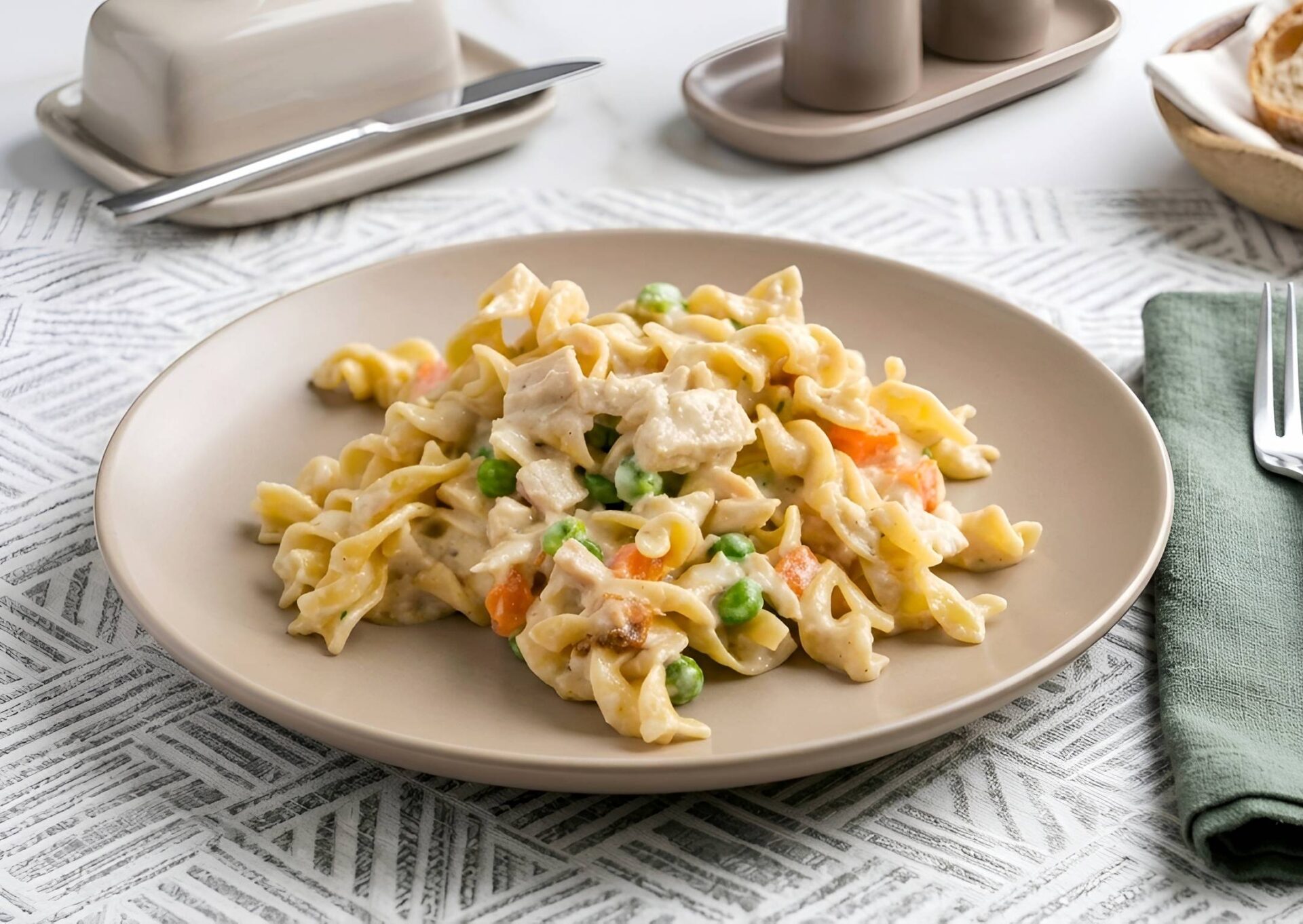 Chicken Pot Pie Noodles