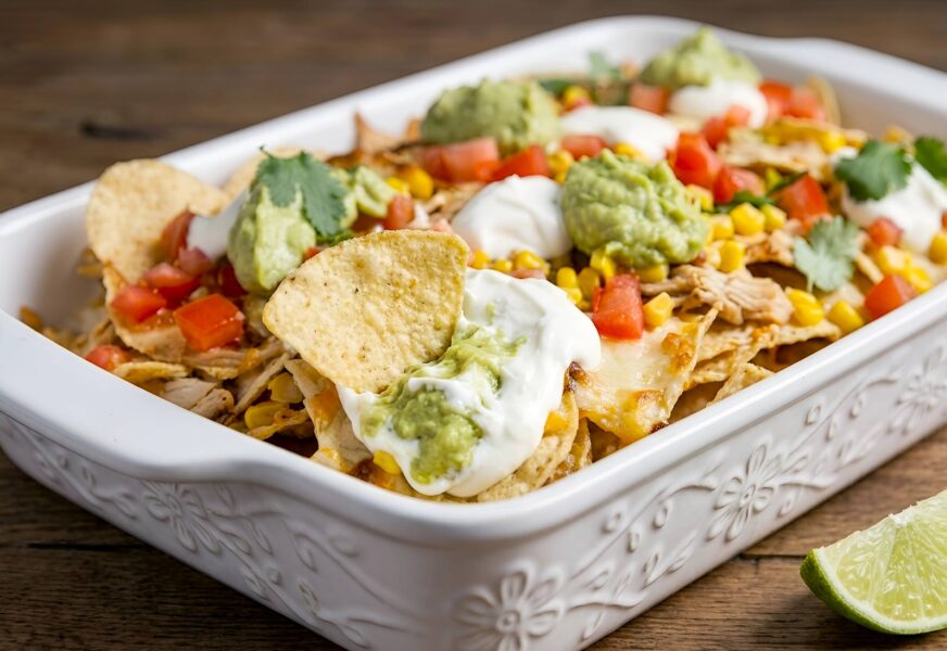 Nachos cu pui