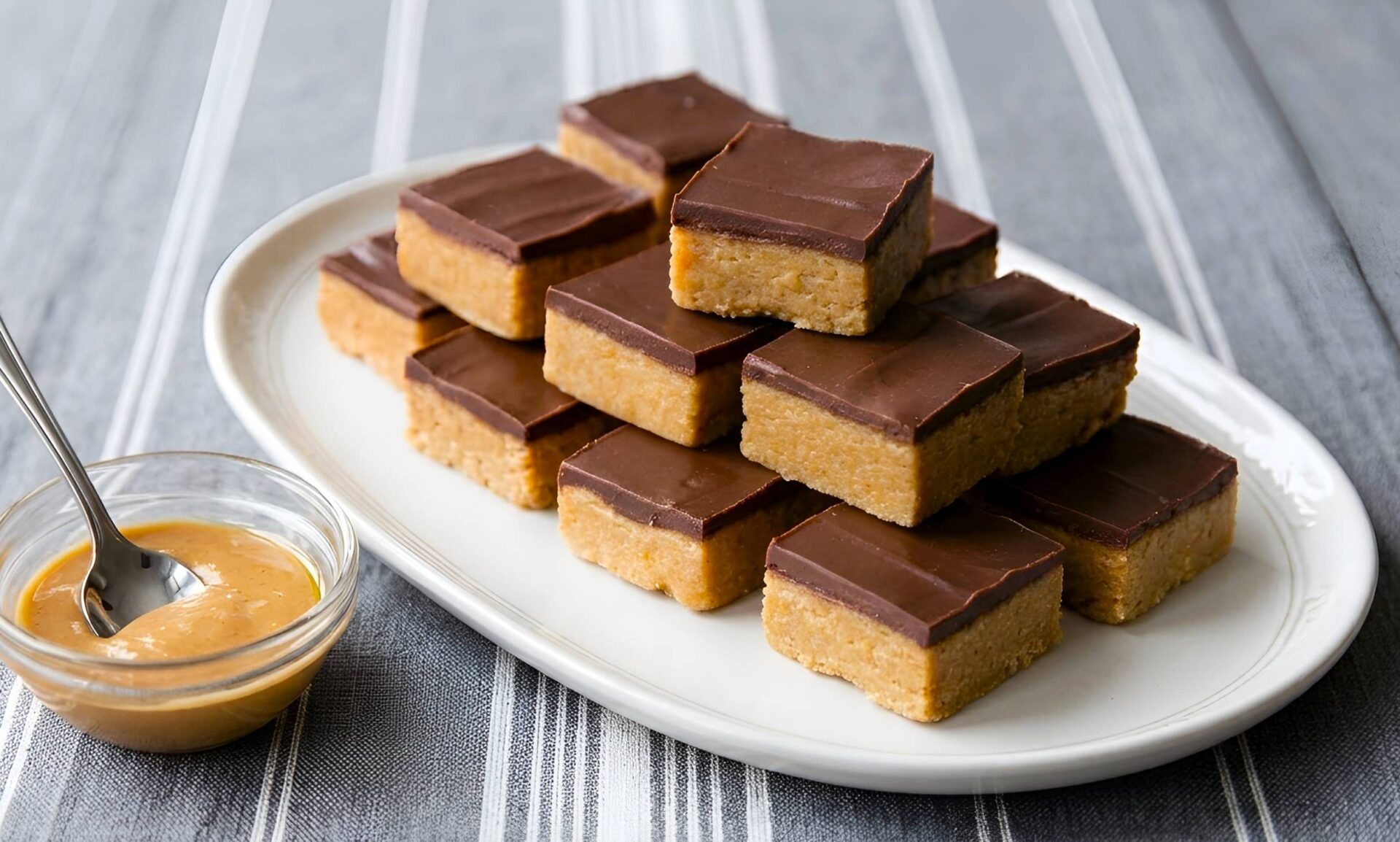 No-Bake Chocolate Peanut Butter Bars