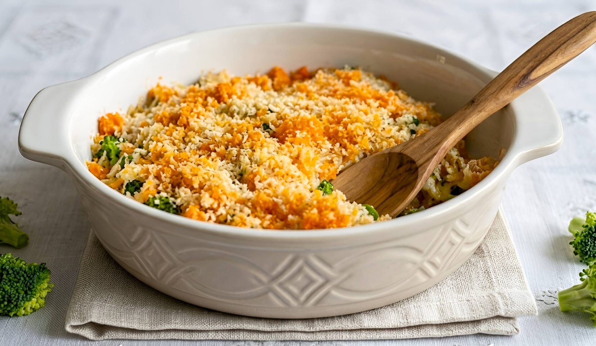 Rotisserie Chicken Broccoli Rice Casserole